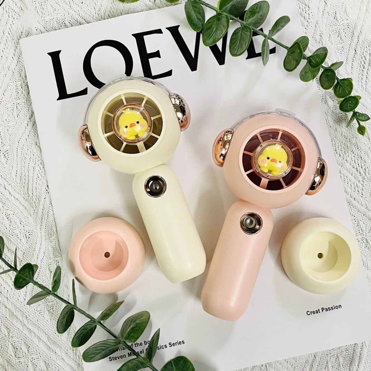 Mini Portable USB Rechargeable Handheld Spray Fan