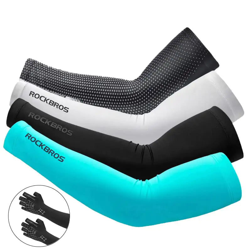 Ice Silk Sunscreen Arm Sleeves for Sun Protection