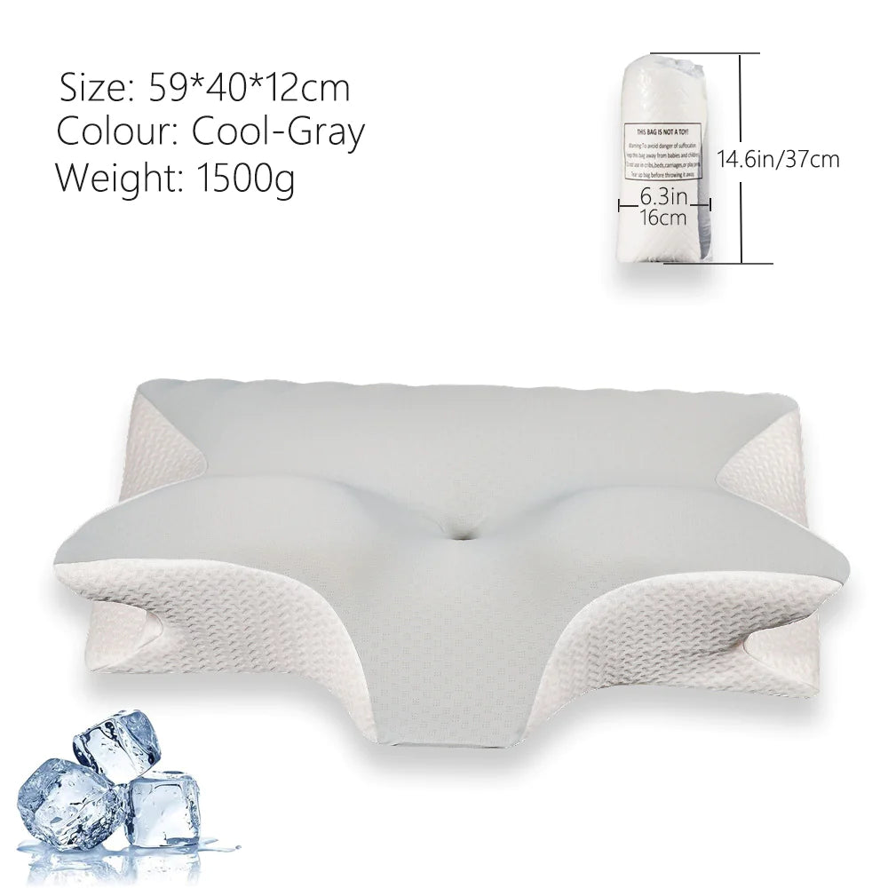 Memory Foam Cervical Support Pillow