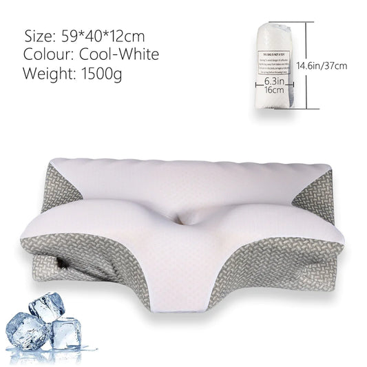 Memory Foam Cervical Support Pillow